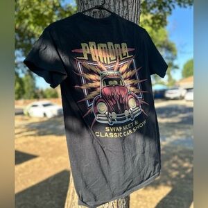 Gildan Graphic T-Shirt Vintage Styled  “Pomona Swamp Meet & Classic Car Show”